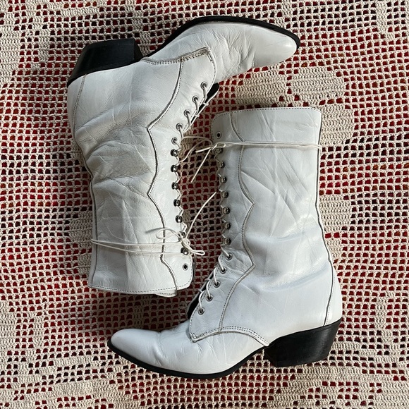 SOLD — Vintage 80s Tall Pointed Toe Roper Boots - Picture 5 of 6